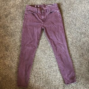 GAP 1969 burgundy color jeans